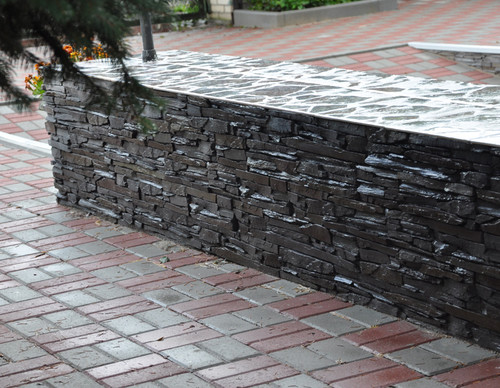 Сланец в интерьере