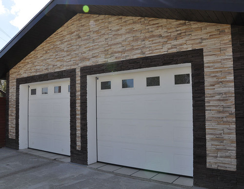 Наружная отделка гаража